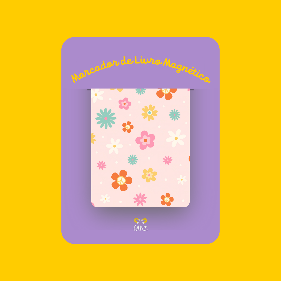 Marcador de Livro Magnético Céu