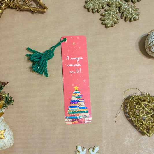Especial Natal- Marcador de Livro com Pendente