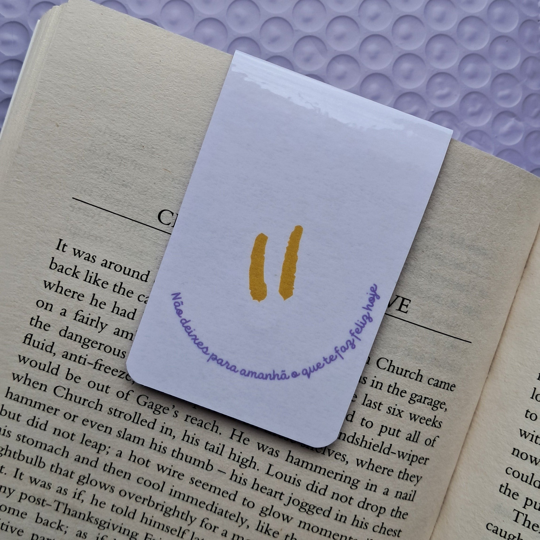 Marcador de Livro Magnético Céu