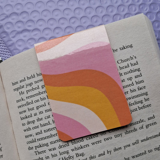 Marcador de Livro Magnético Abstrato