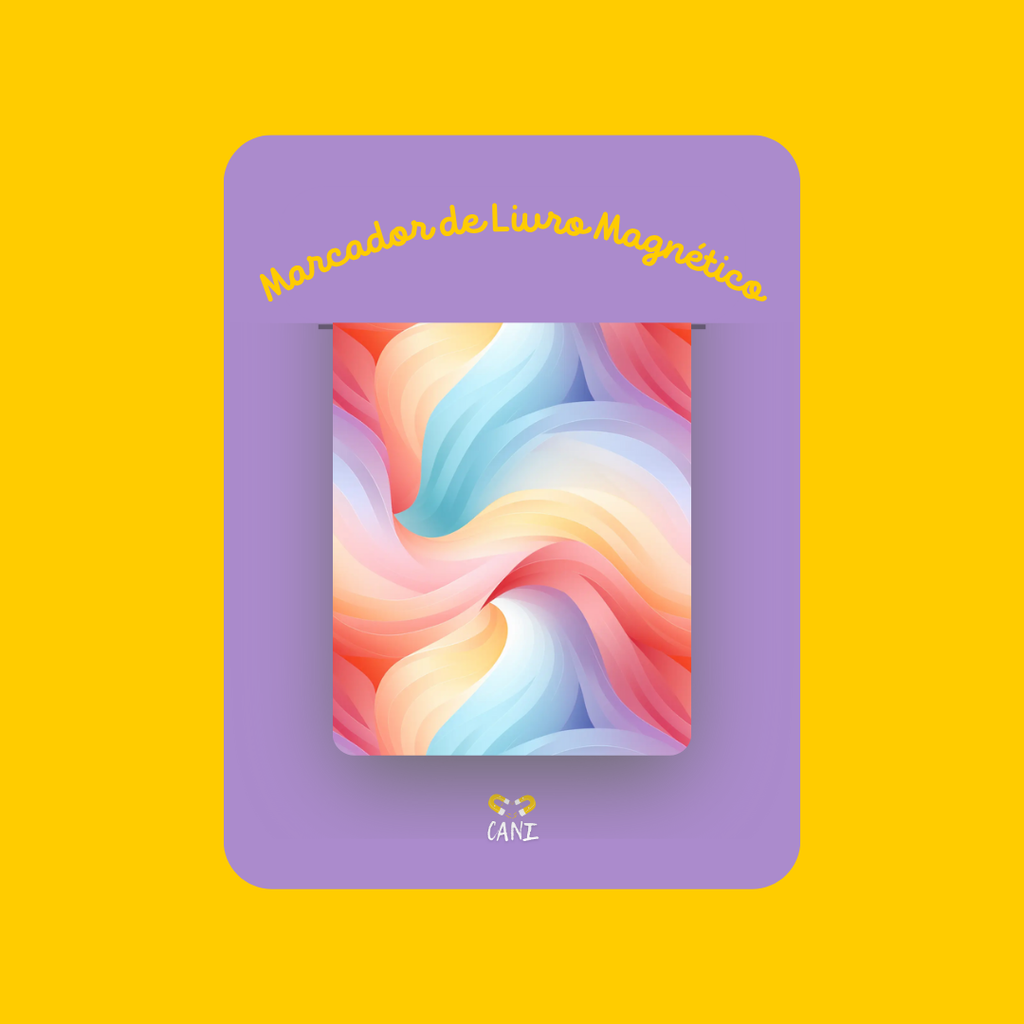Marcador de Livro Magnético Céu