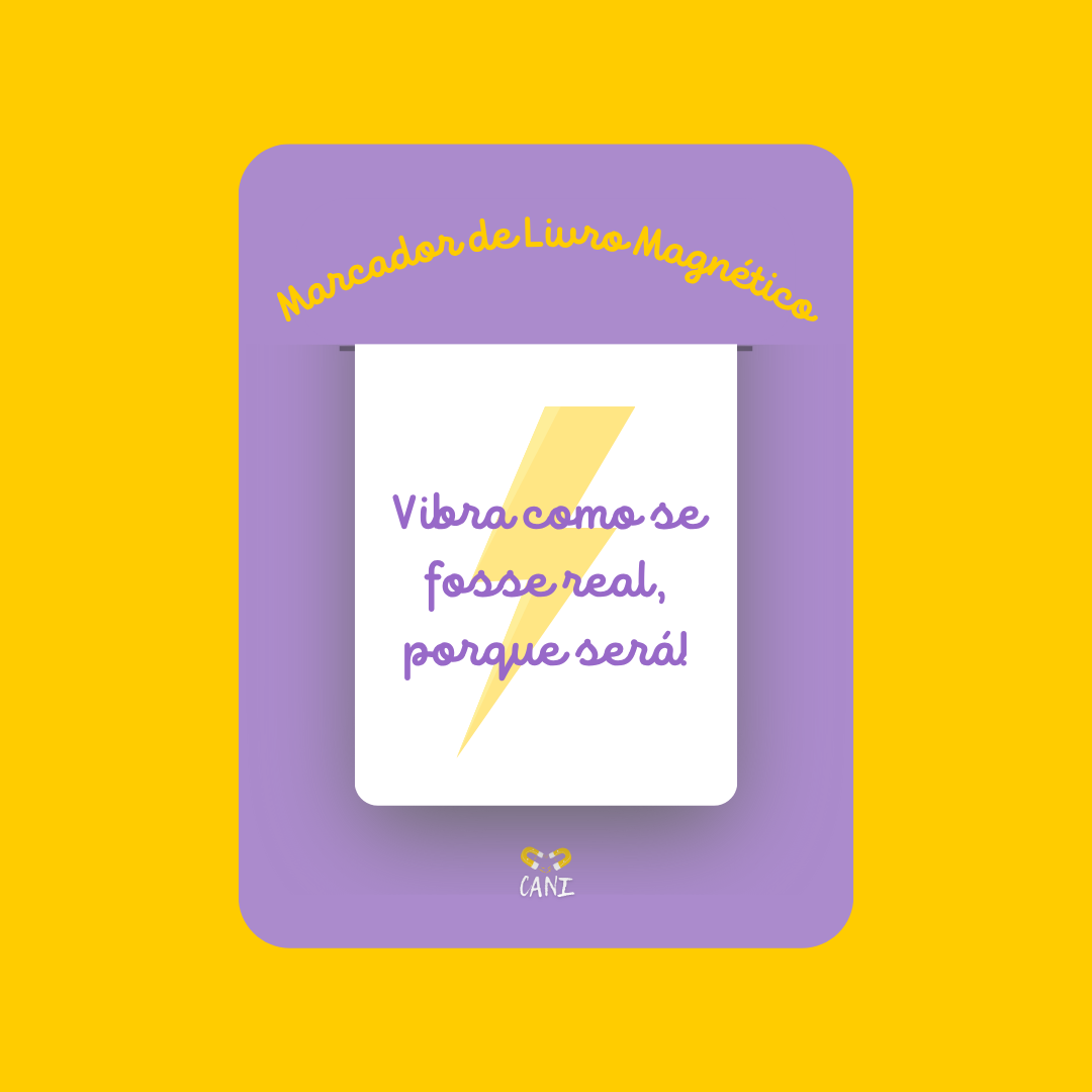 Marcador de Livro Magnético Céu