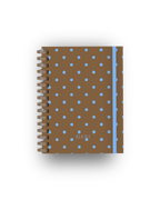 Bullegenda 26/27 - Dotty Castanho e Azul
