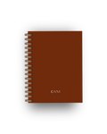 Caderno Clean Castanho