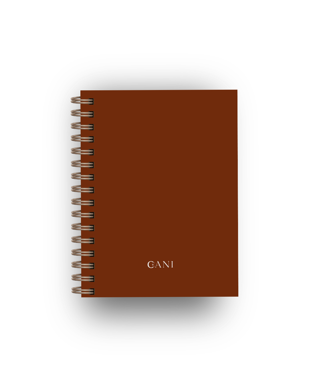 Caderno Clean Castanho
