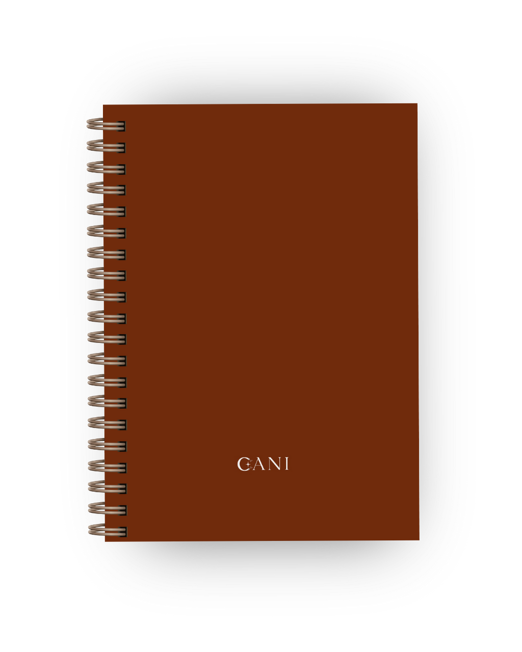 Caderno Clean Castanho