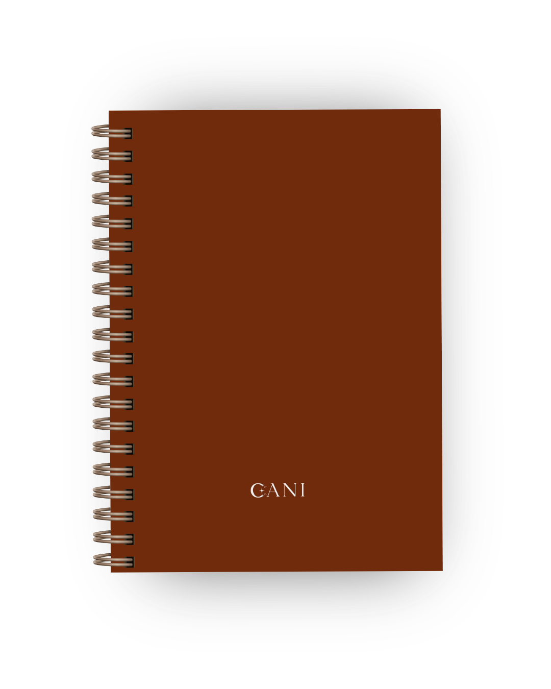 Caderno Clean Castanho