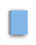 Caderno Dotty Azul e Amarelo