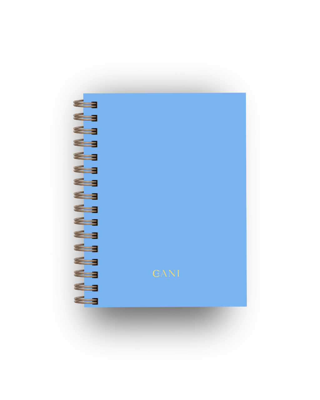Caderno Clean Azul e Amarelo