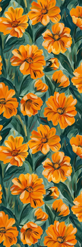 Marcador de Livro- Flores