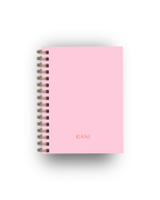 Caderno Clean Rosa e Laranja
