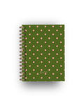Caderno Dotty Verde e Rosa