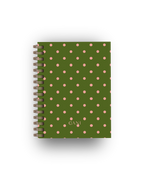 Caderno Dotty Verde e Rosa