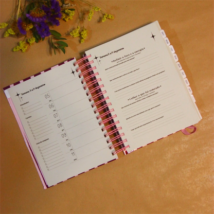 Bullegenda Diária 2026- Rosa & Bordô