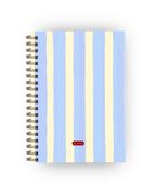 Caderno Ziggy Azul e Branco