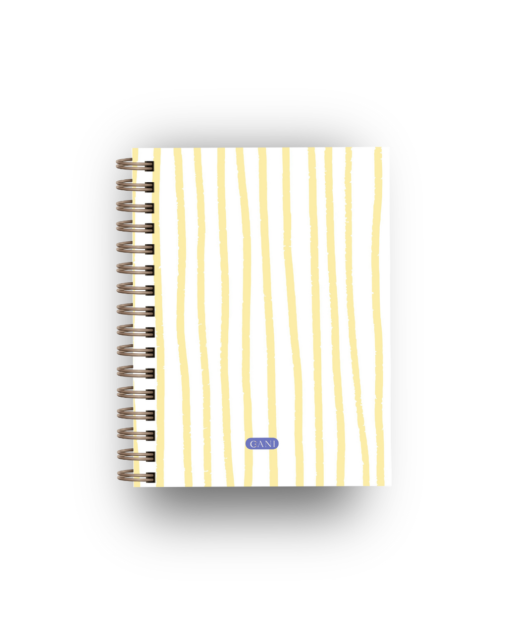 Caderno Ziggy Amarelo e Branco