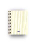 Caderno Ziggy Amarelo e Branco