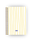 Caderno Ziggy Amarelo e Branco