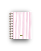 Caderno Ziggy Rosa e Branco