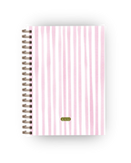 Caderno Ziggy Rosa e Branco