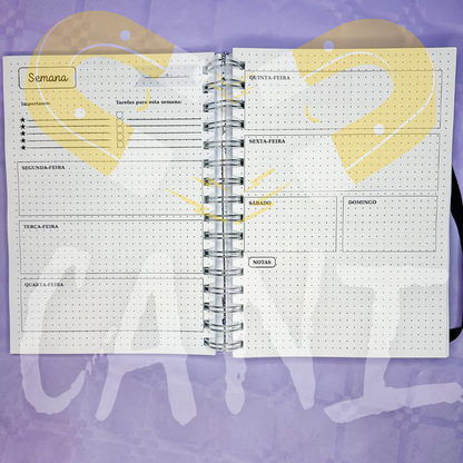 Bullegenda Semanal (não datada) - Azul