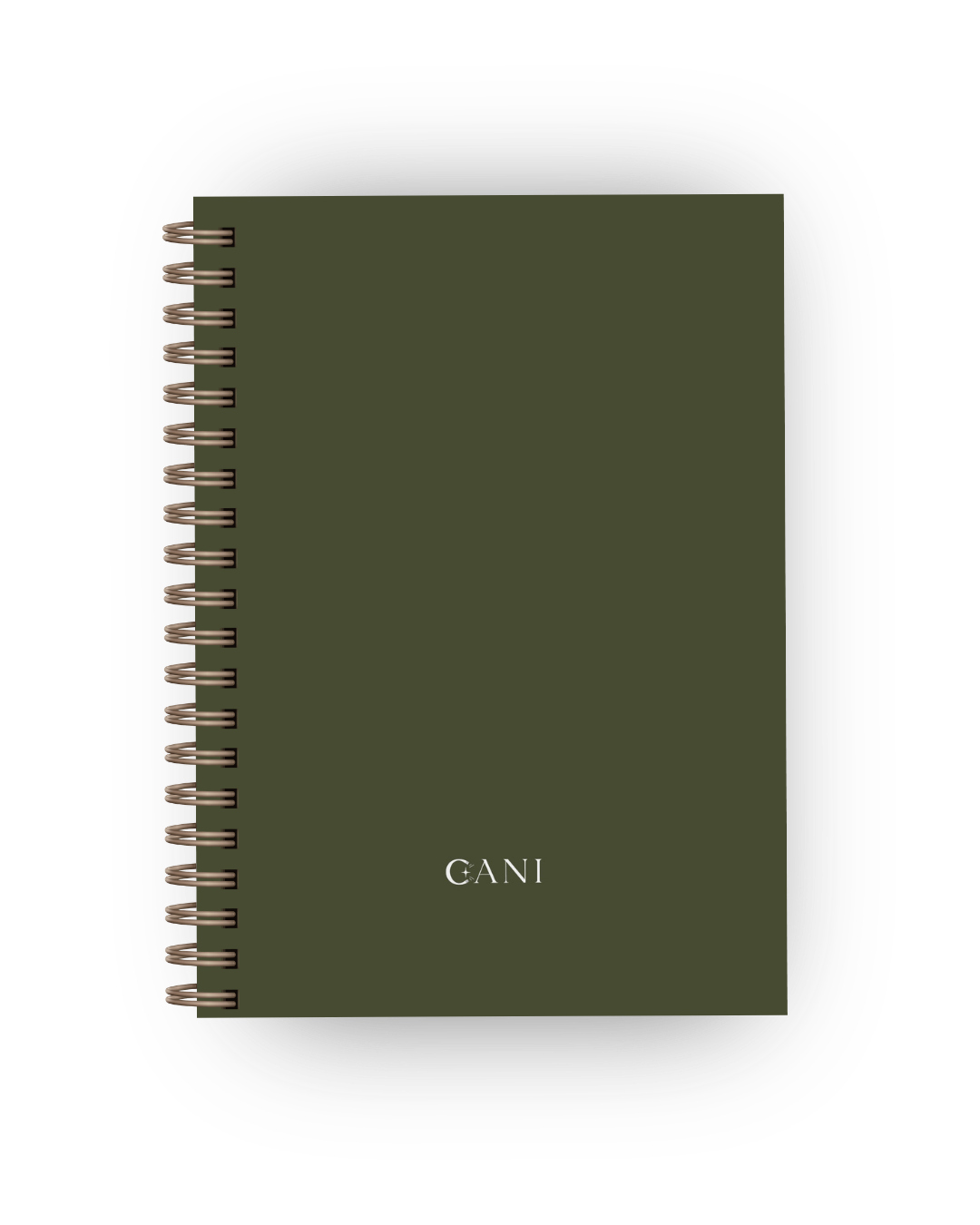 Caderno Clean Verde