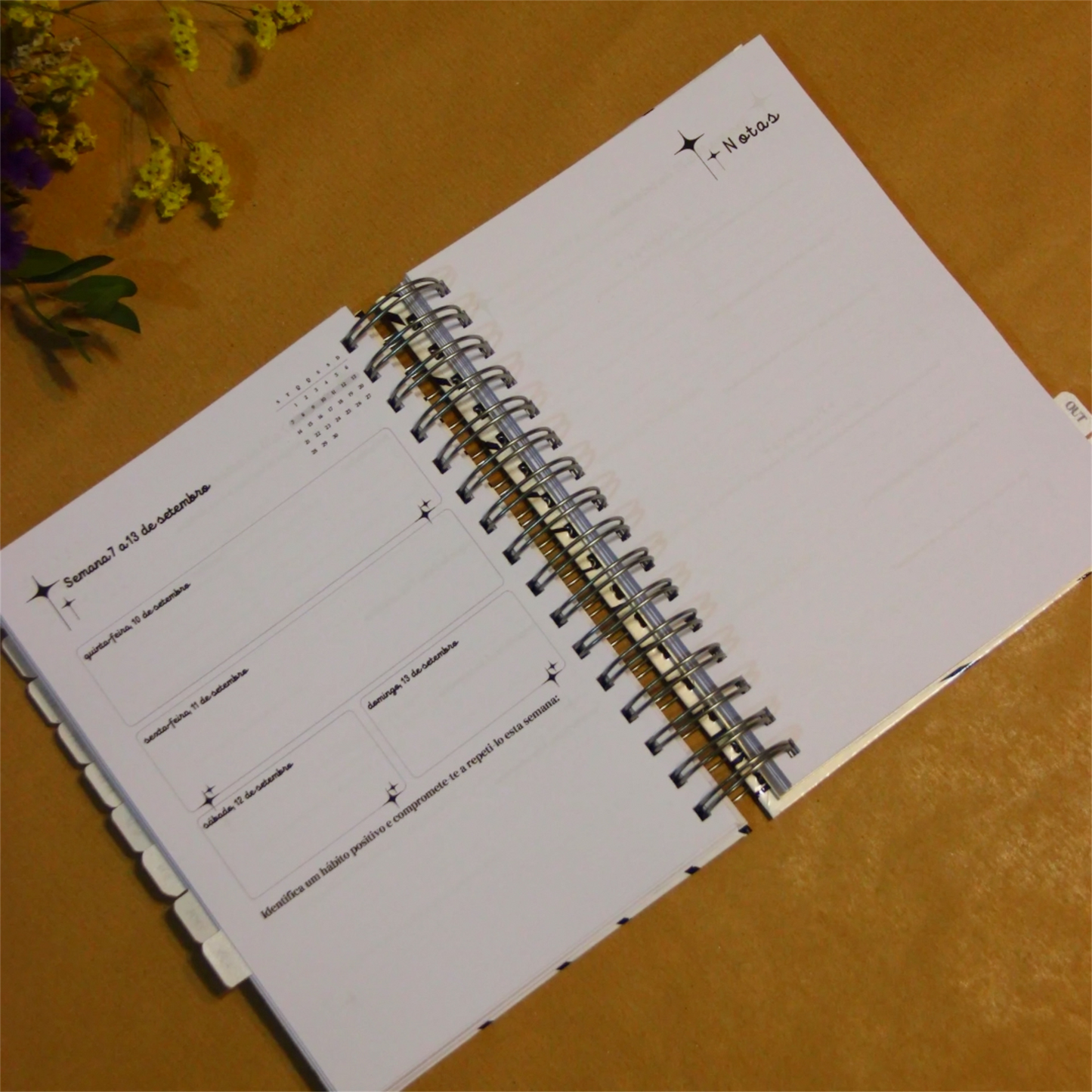 Bullegenda Semanal 2026- Verde & Branca