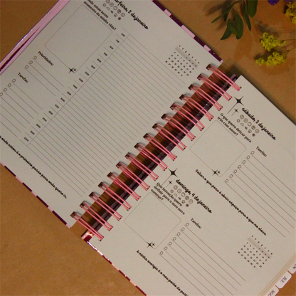 Bullegenda Diária 2026- Rosa & Bordô