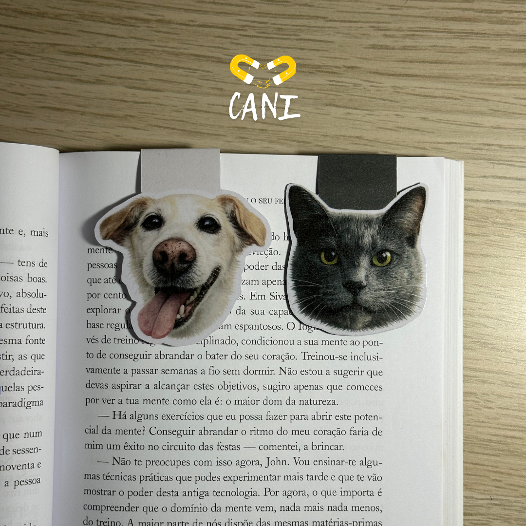 Marcador de Livro Magnético - O teu PET