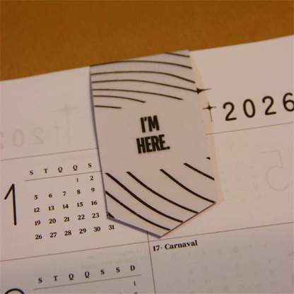 Bullegenda Semanal 2026- Bordô & Rosa