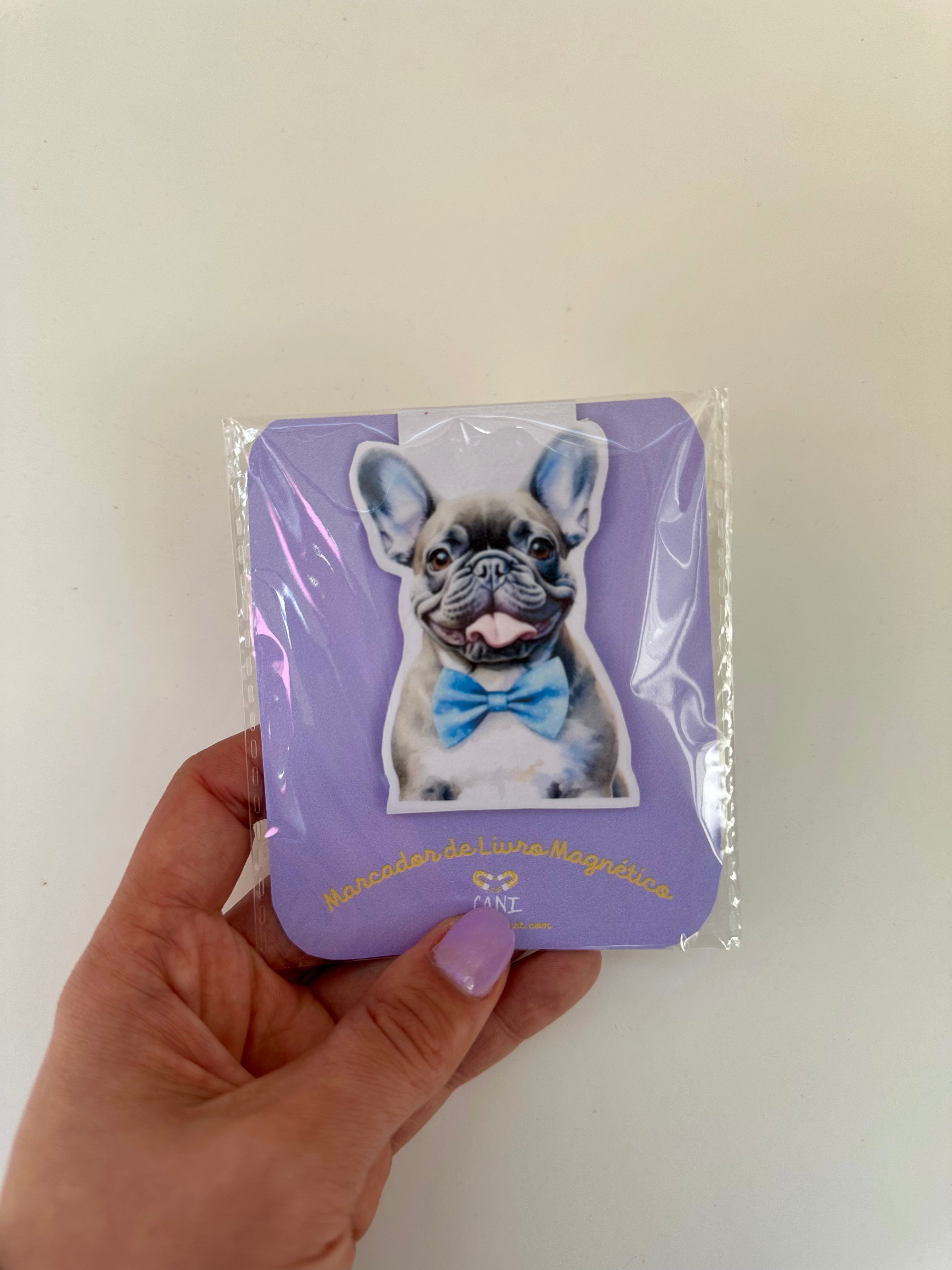 Marcador de Livro Magnético Bulldog