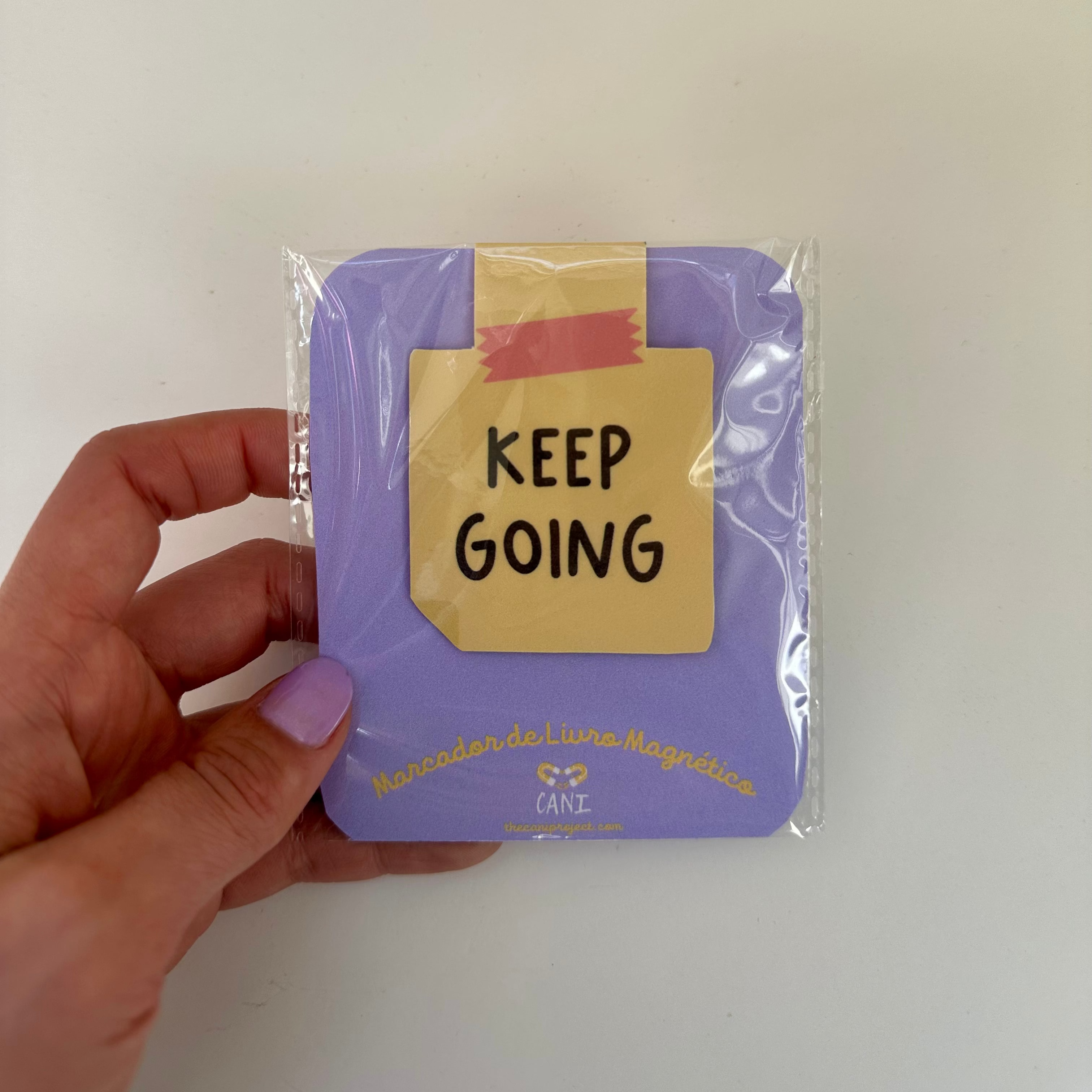Marcador de Livro Magnético Keep Going