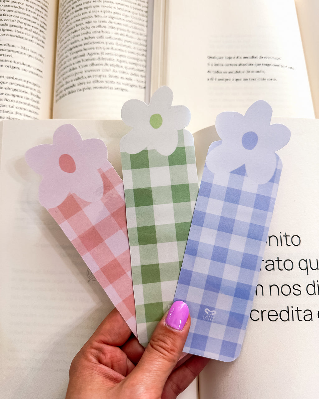 Marcador de Livro Flor