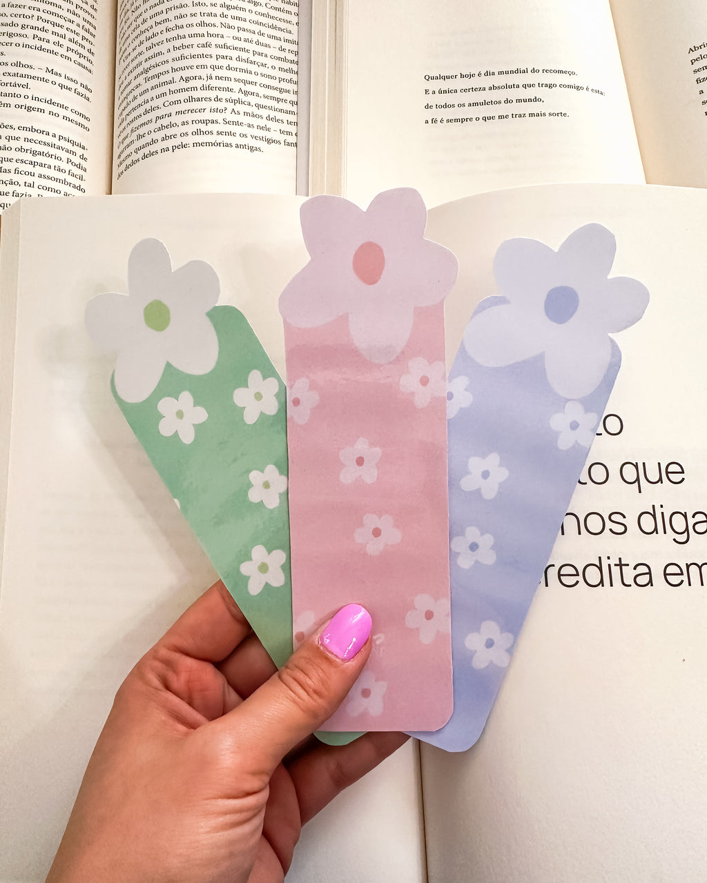 Marcador de Livro Flor