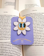 Marcador de Livro Magnético Flor