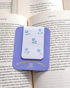 Marcador de Livro Magnético Flores