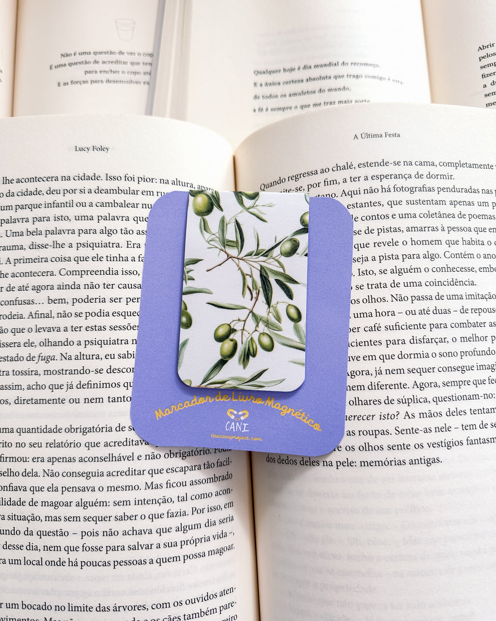 Marcador de Livro Magnético Azeitonas
