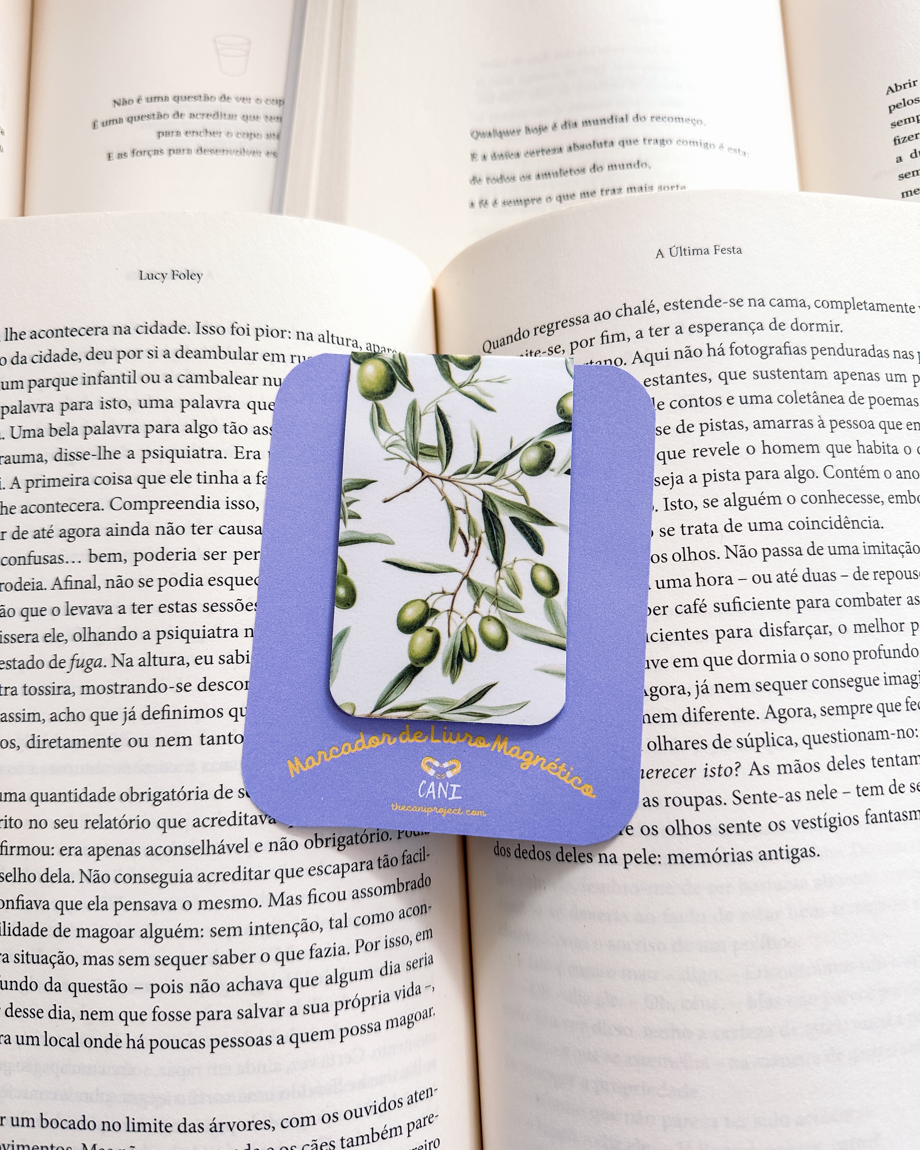 Marcador de Livro Magnético Azeitonas