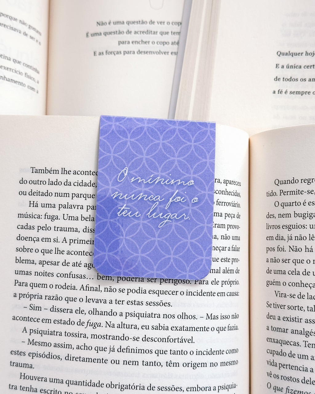 Marcador de Livro Magnético - O mínimo nunca...