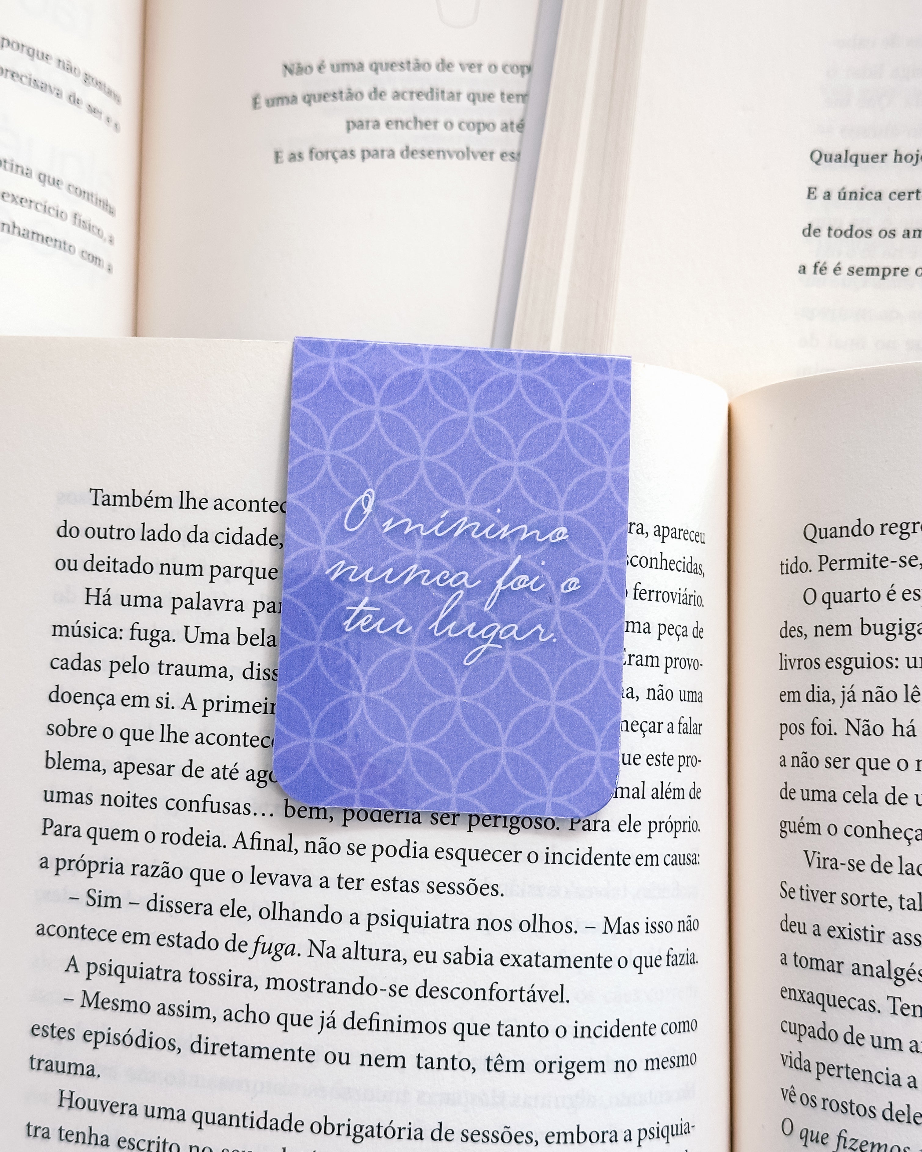 Marcador de Livro Magnético - O mínimo nunca...