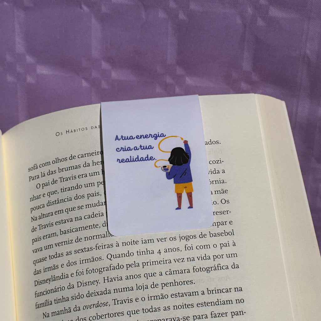 Marcador de Livro Magnético Céu