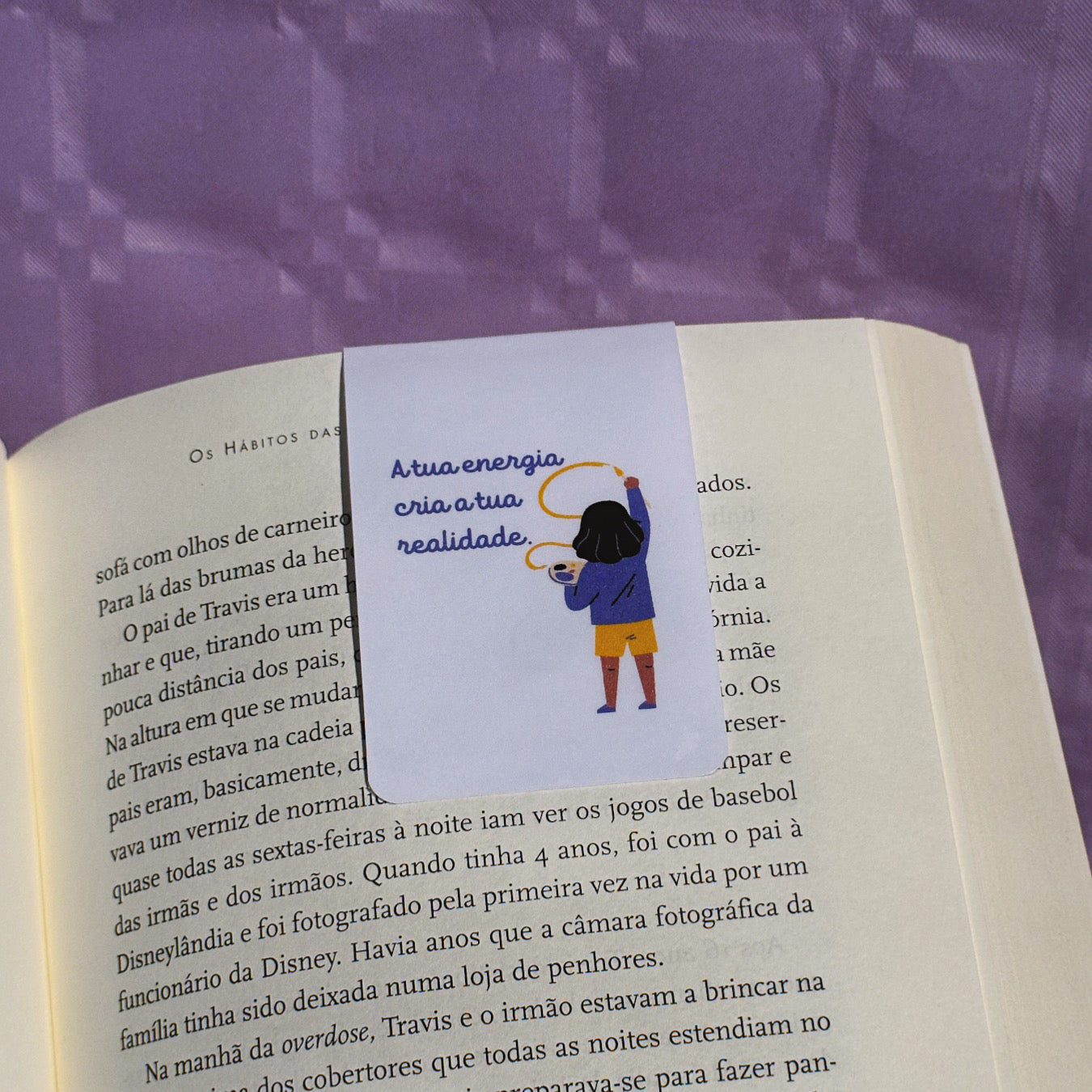 Marcador de Livro Magnético Céu
