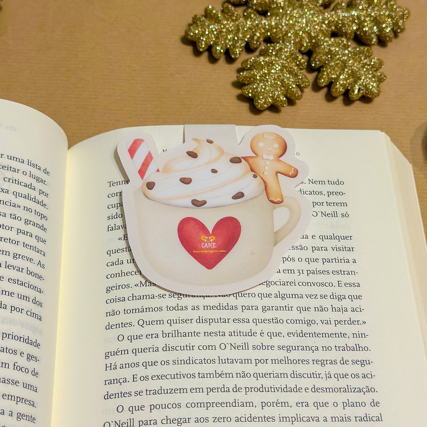 Especial Natal- Marcador de Livro Magnético