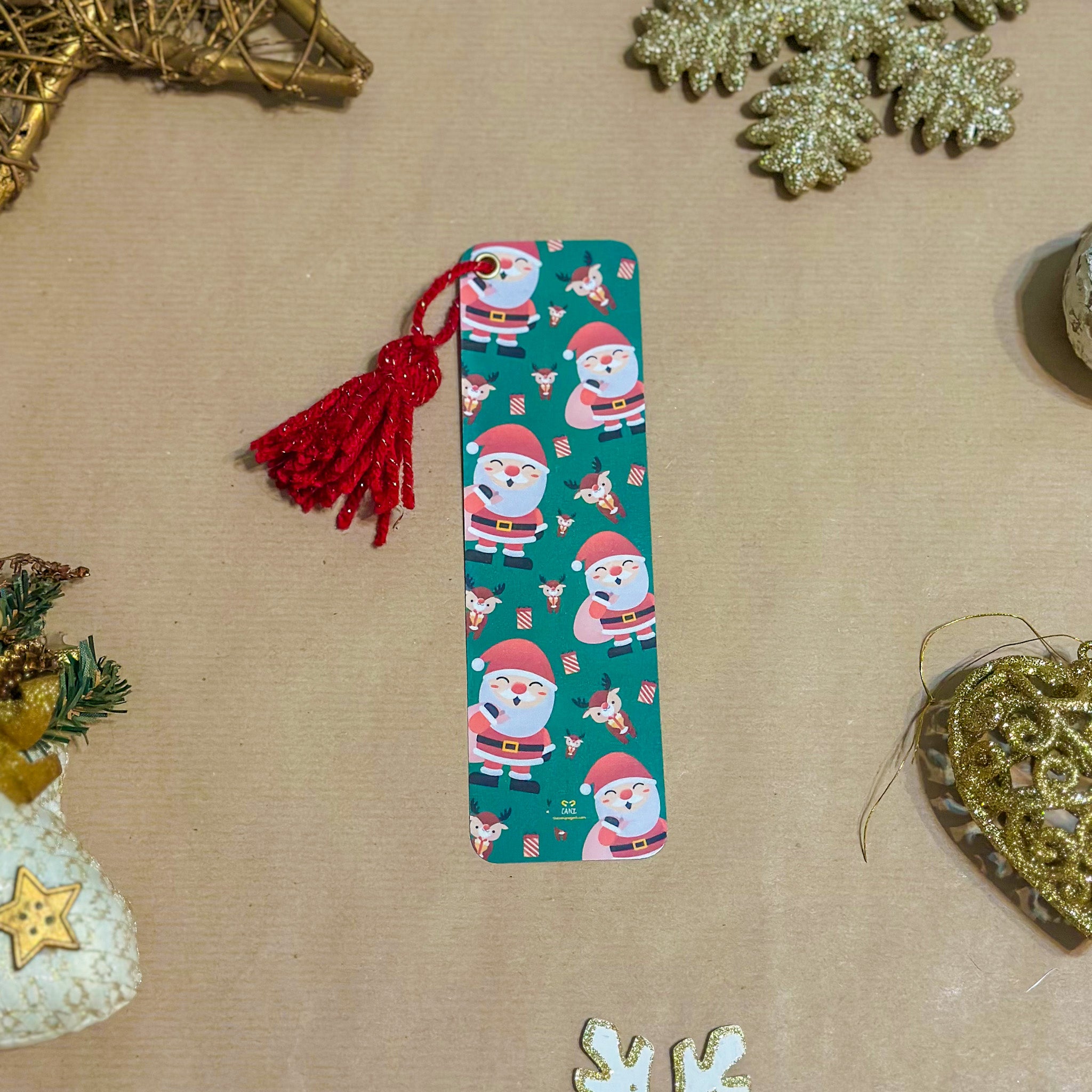 Especial Natal- Marcador de Livro com Pendente