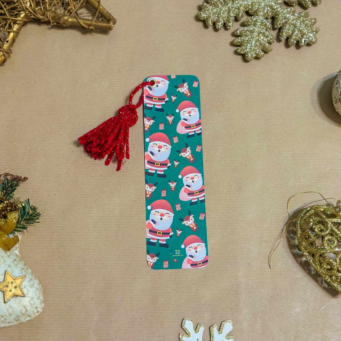 Especial Natal- Marcador de Livro com Pendente