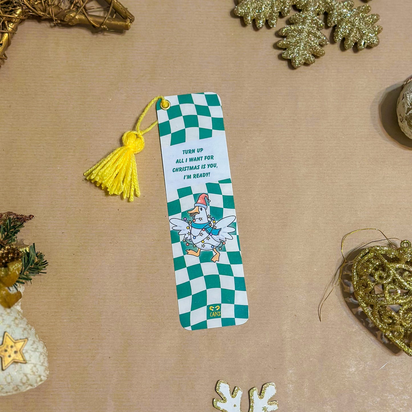 Especial Natal- Marcador de Livro com Pendente