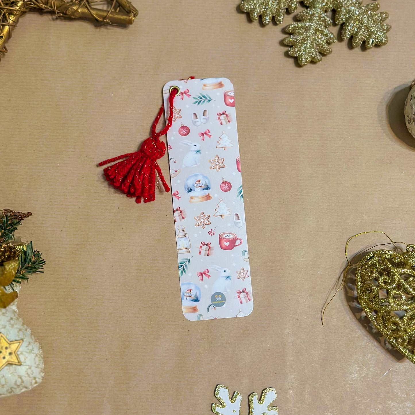 Especial Natal- Marcador de Livro com Pendente