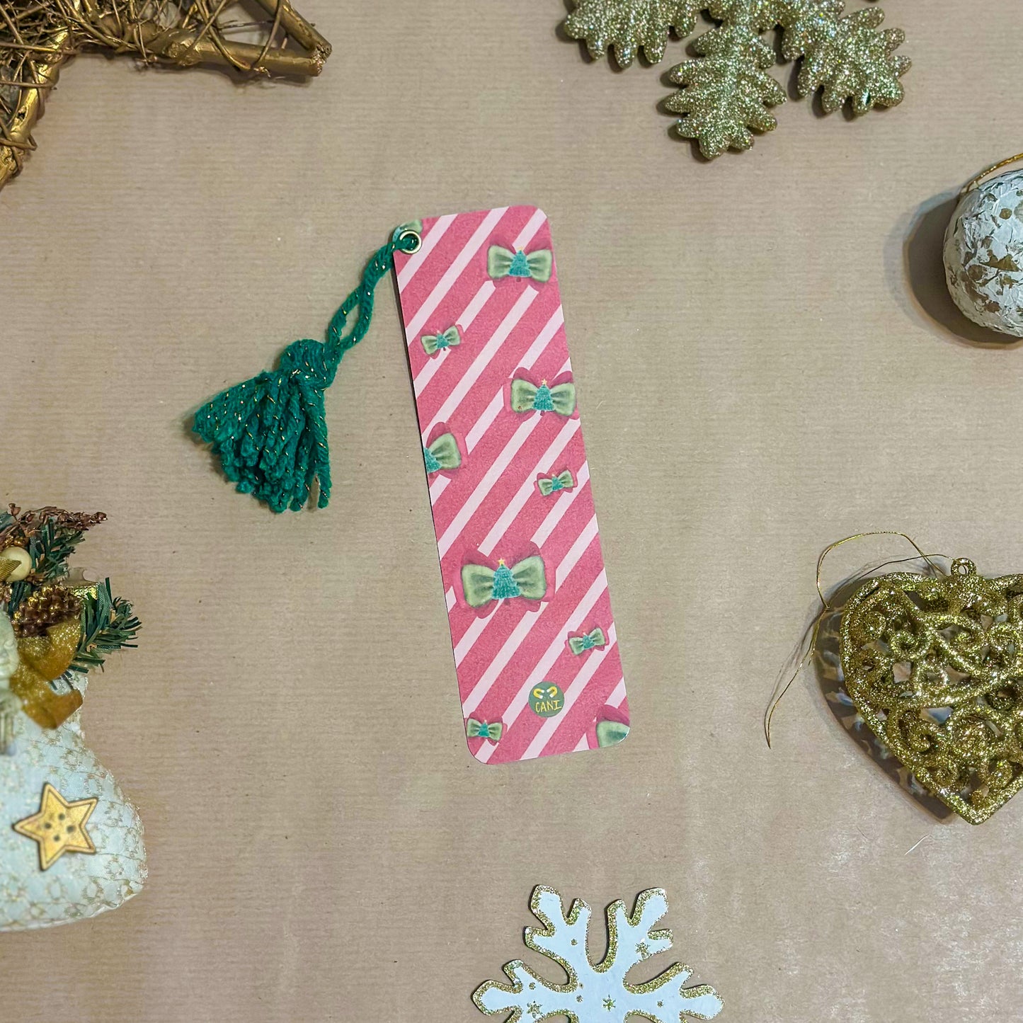 Especial Natal- Marcador de Livro com Pendente