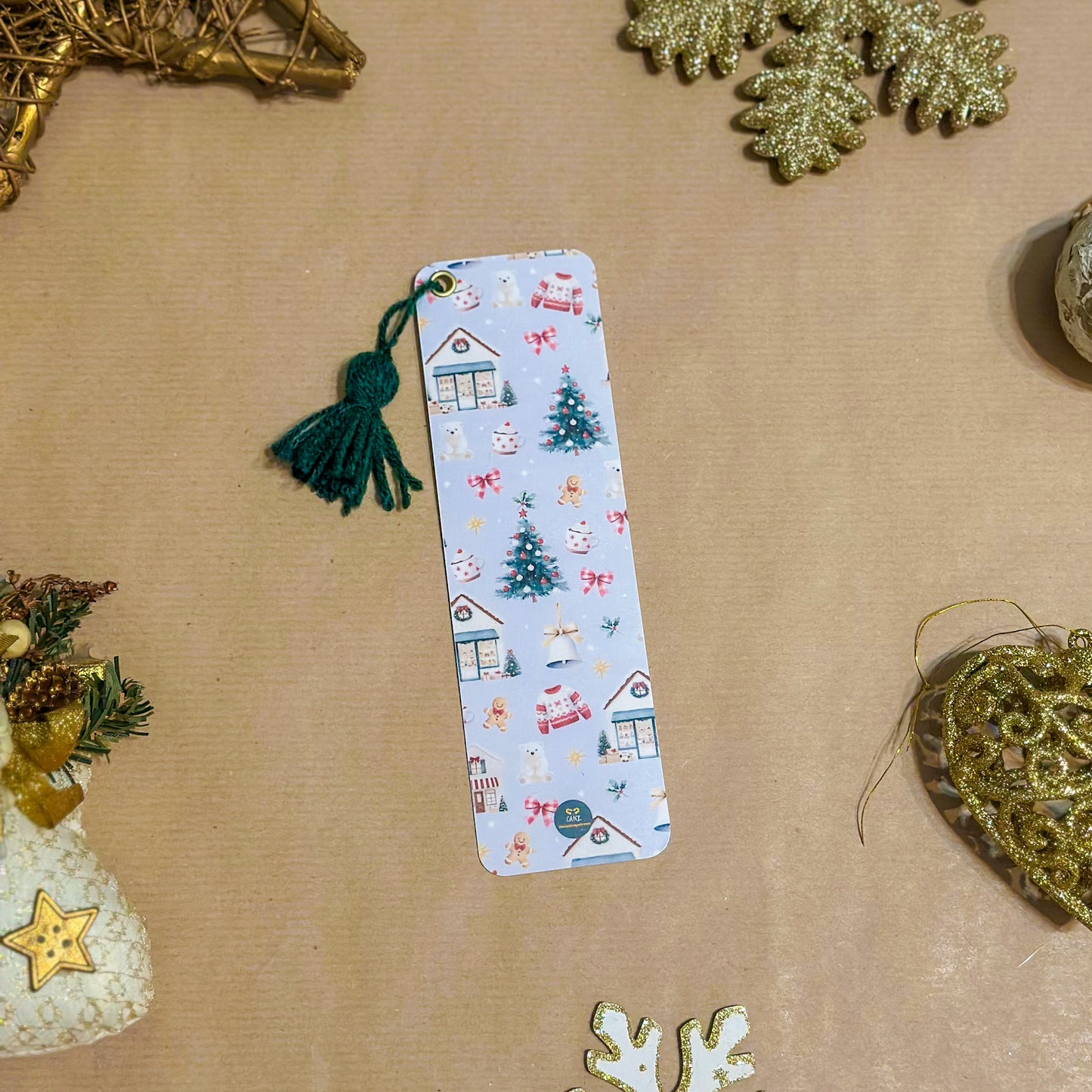 Especial Natal- Marcador de Livro com Pendente